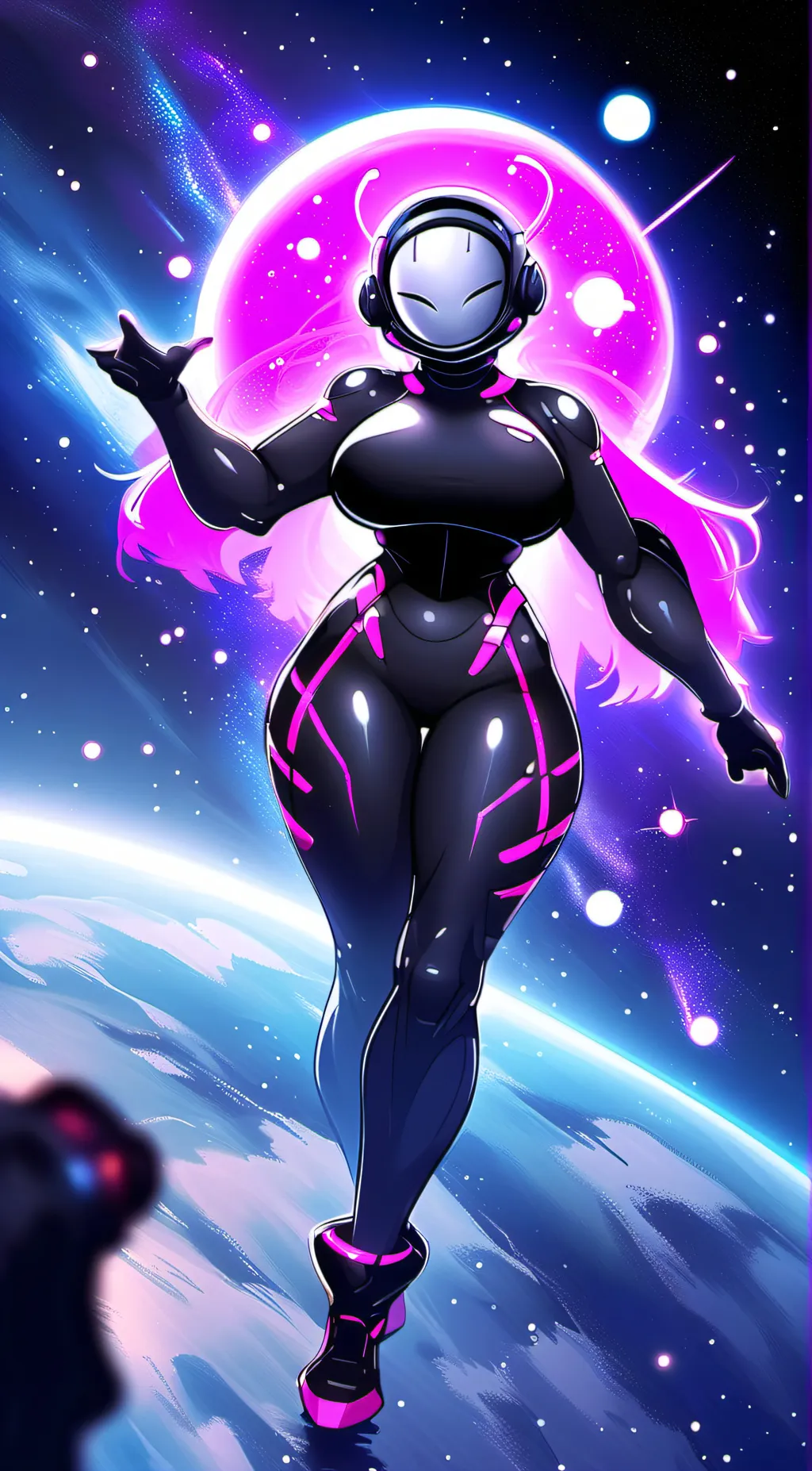 ai character: Alien Suit background