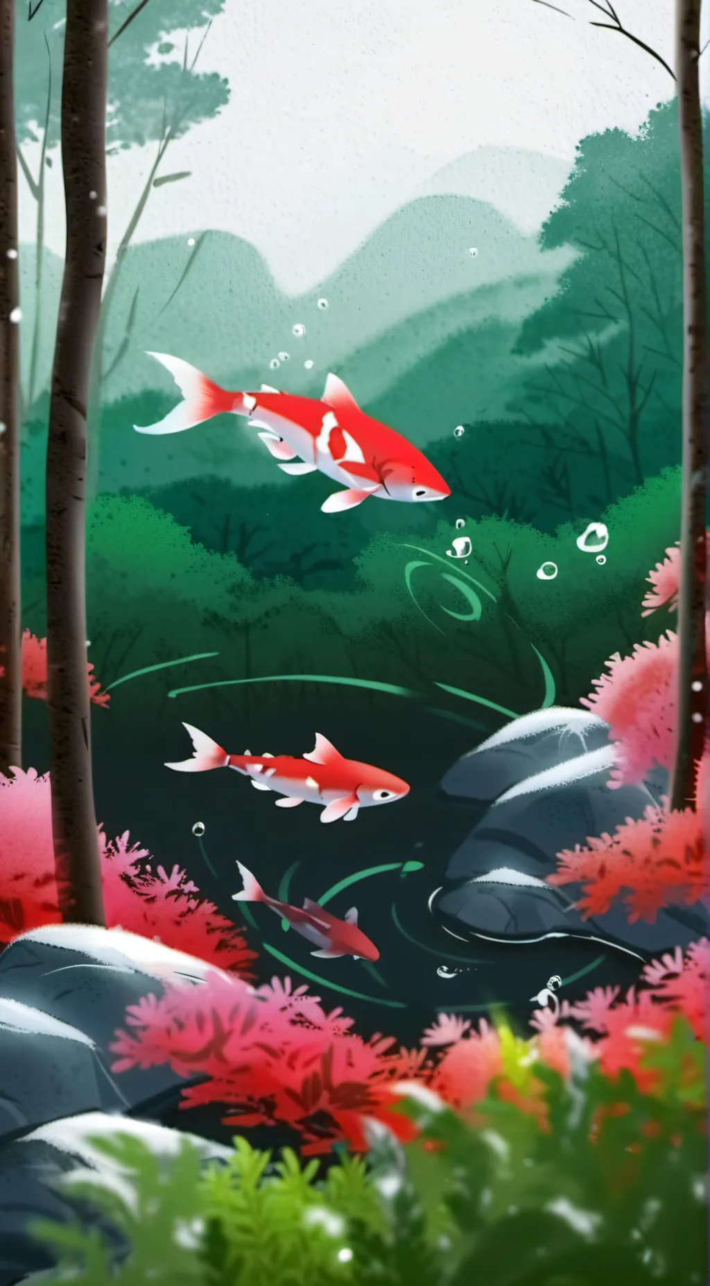 ai character: MHA camp background