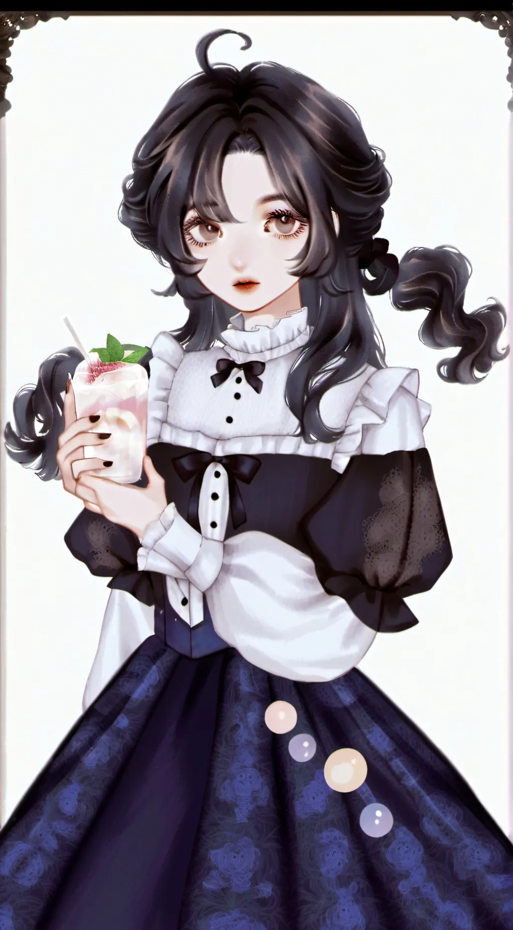 ai character: ¥un  background