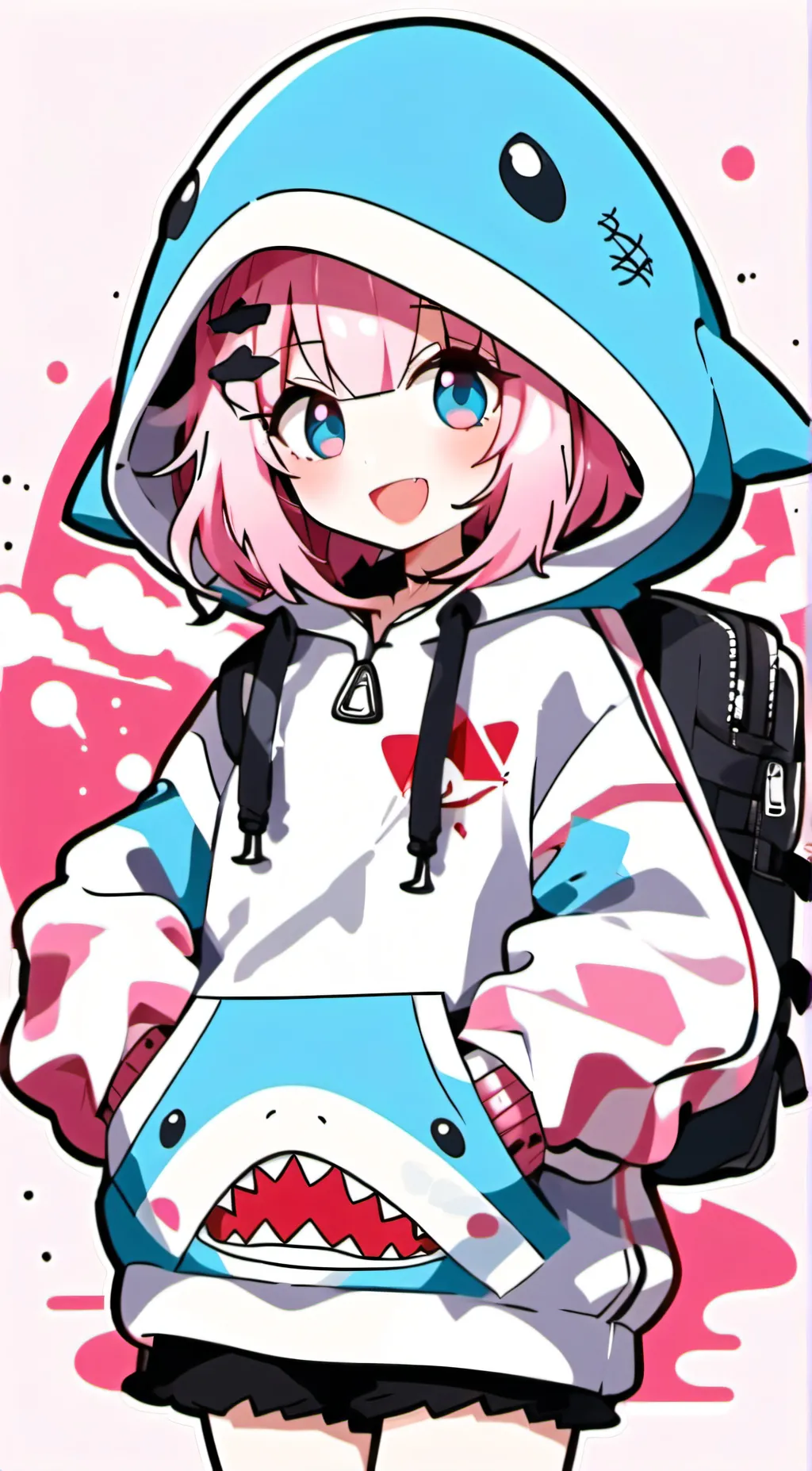 ai character: rose background