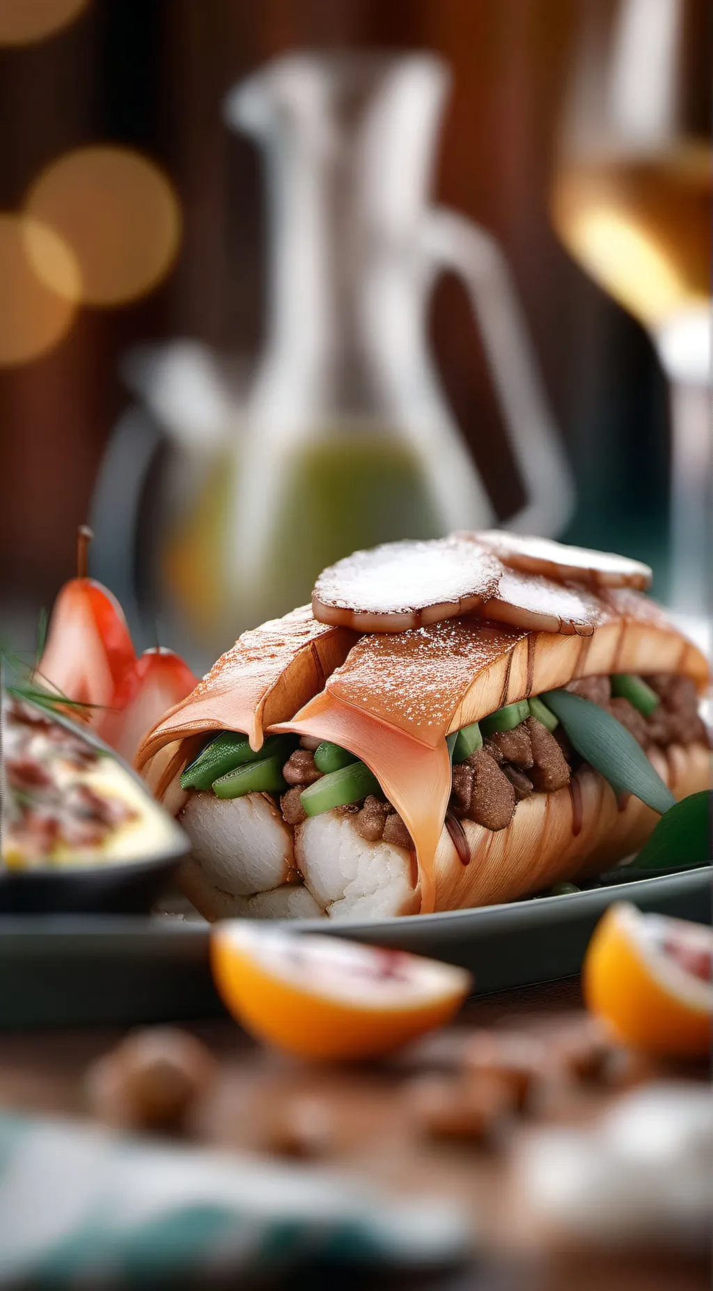 ai character: Restaurant background