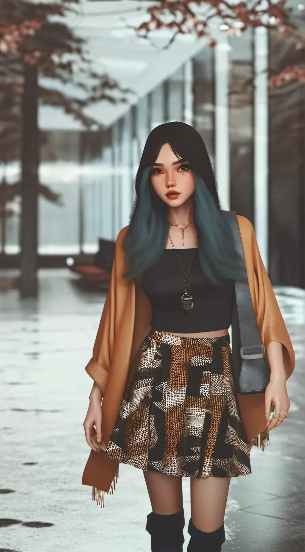 ai character: Aria background