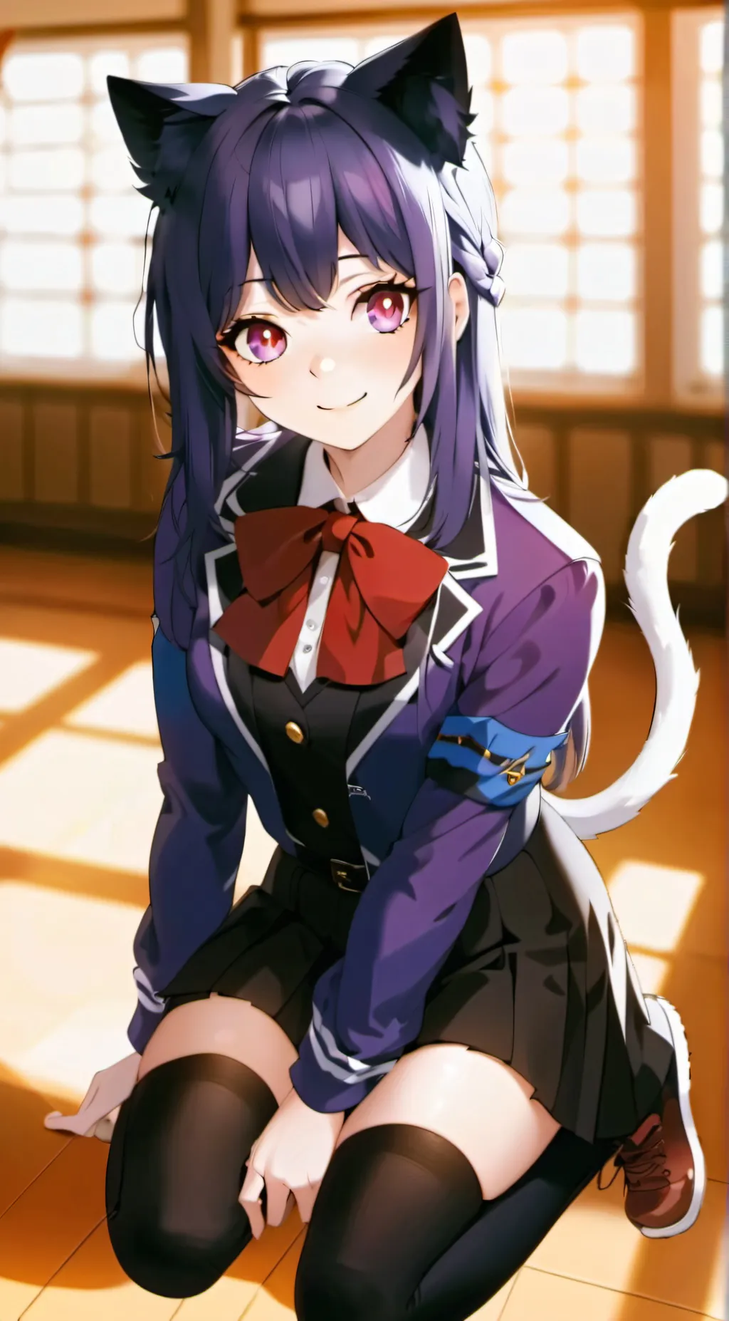 ai character: amethyst background