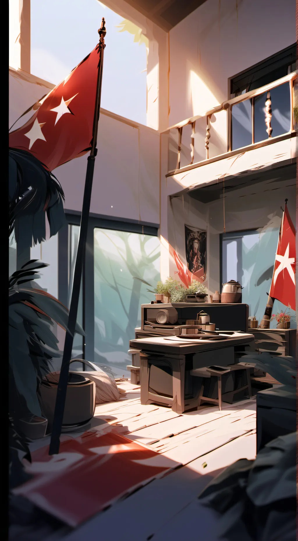 ai character: The country Humans background