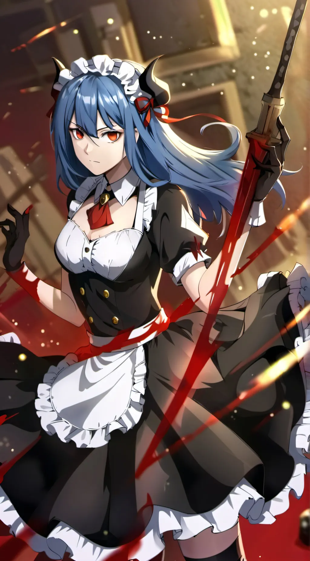 ai character: Sècre (Maid) background
