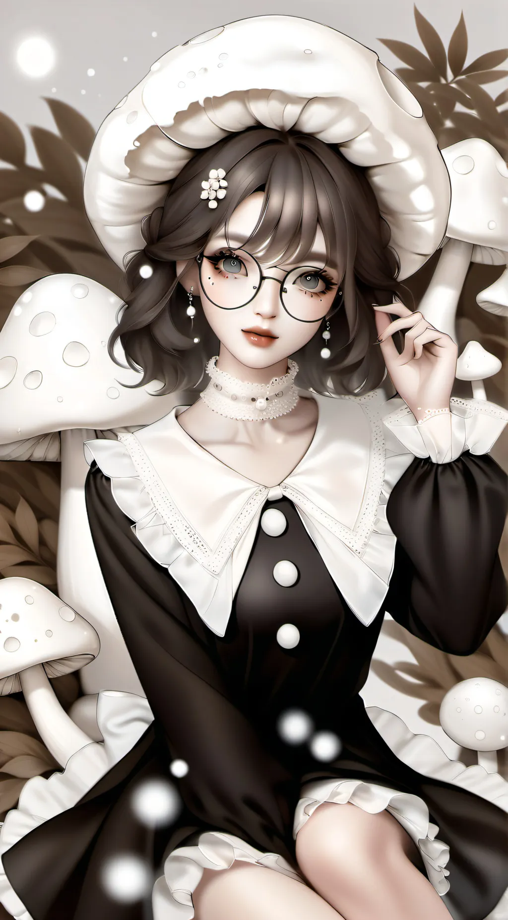 ai character: 🍄Amber🍄 background