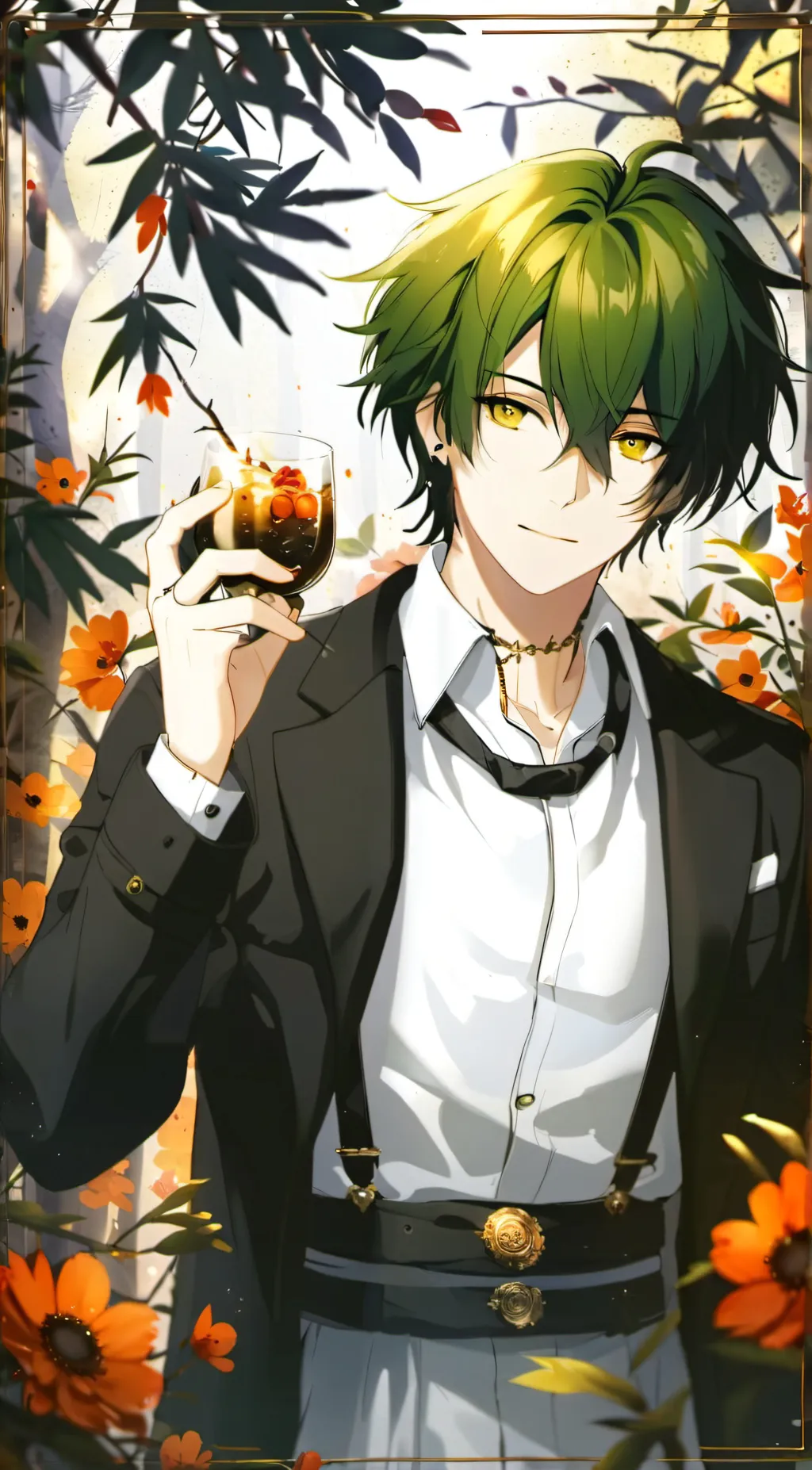 ai character: Deku background