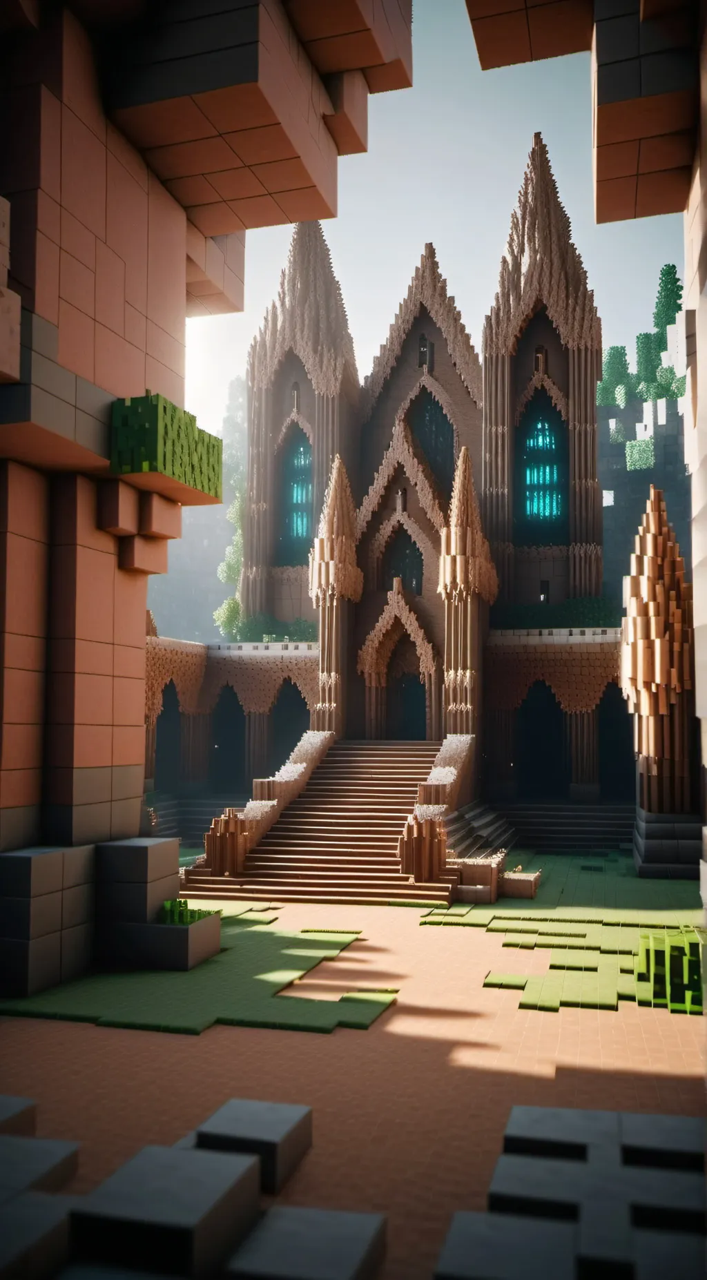 ai character: Aphmau+ the crew!! background