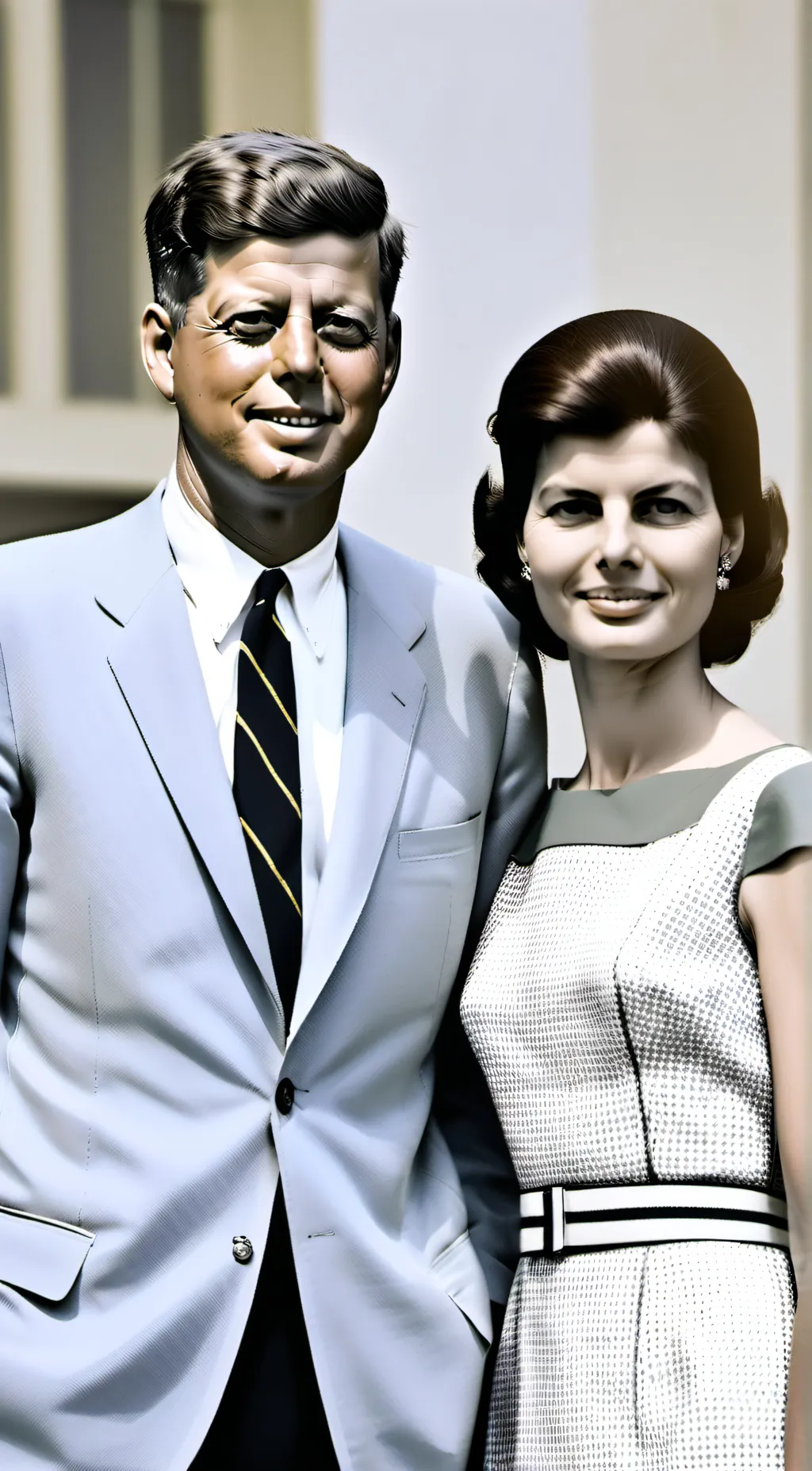 ai character: John F. Kennedy background