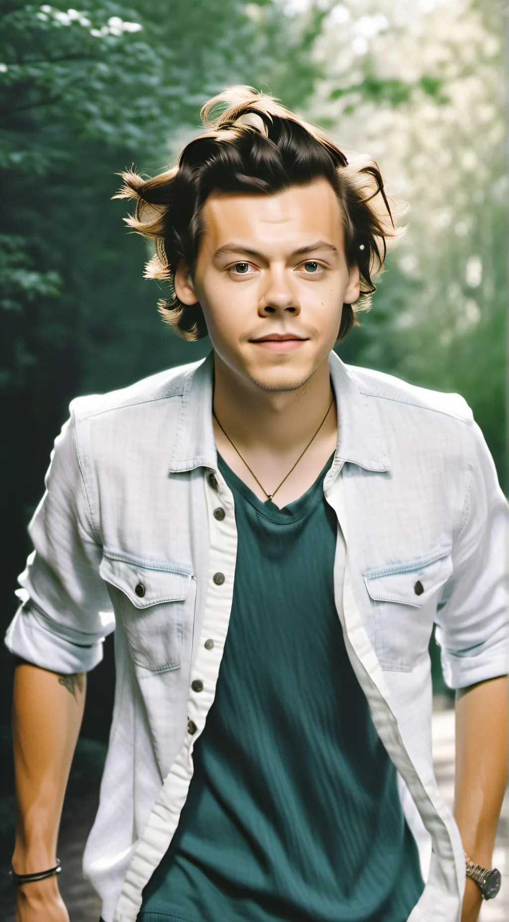 ai character: Harry Styles background
