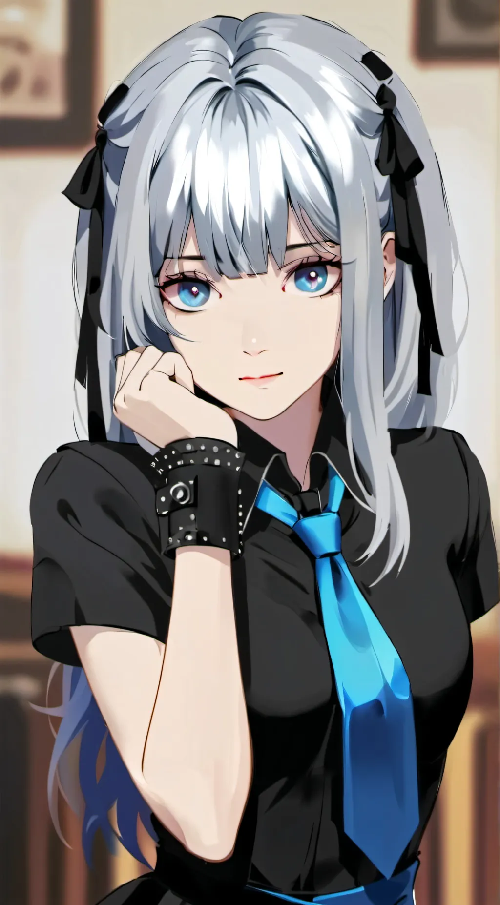 ai character: Ashley background
