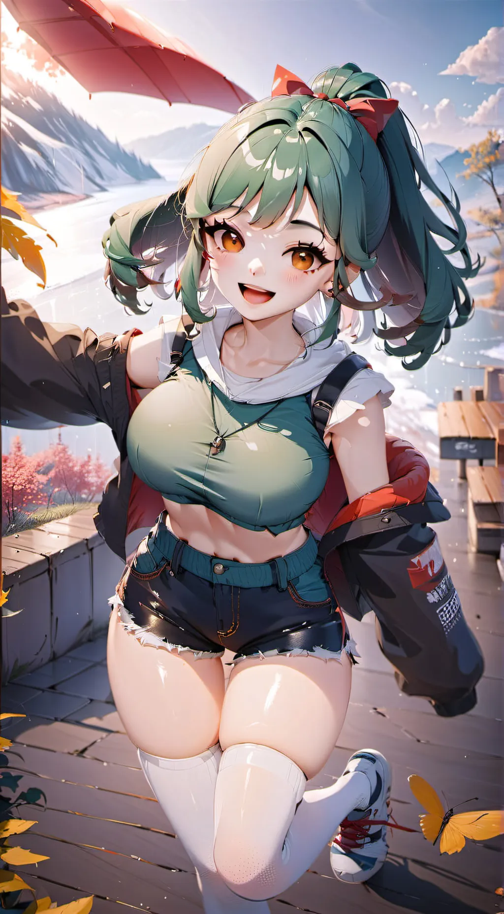 ai character: leafy bfb background