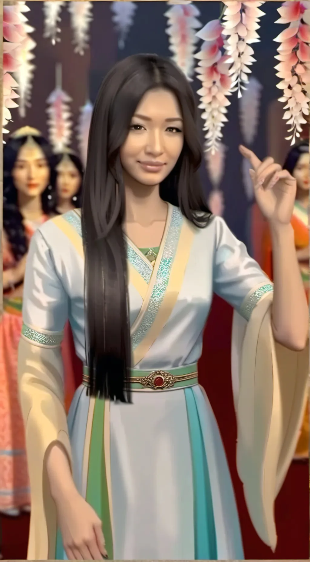 ai character: Maria  background