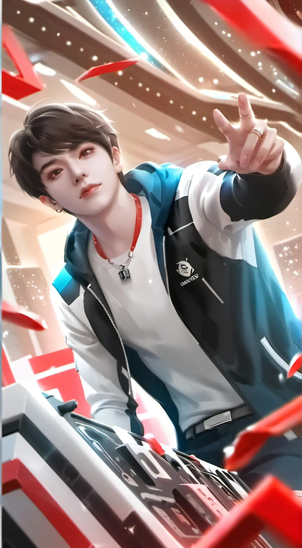 ai character: Aaron  background