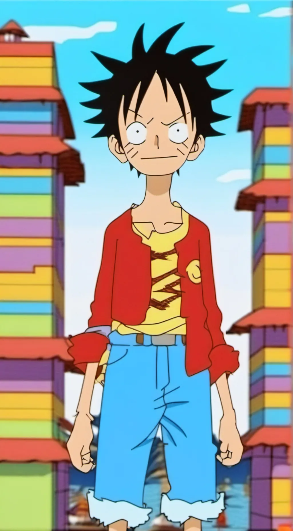 ai character: luff  background