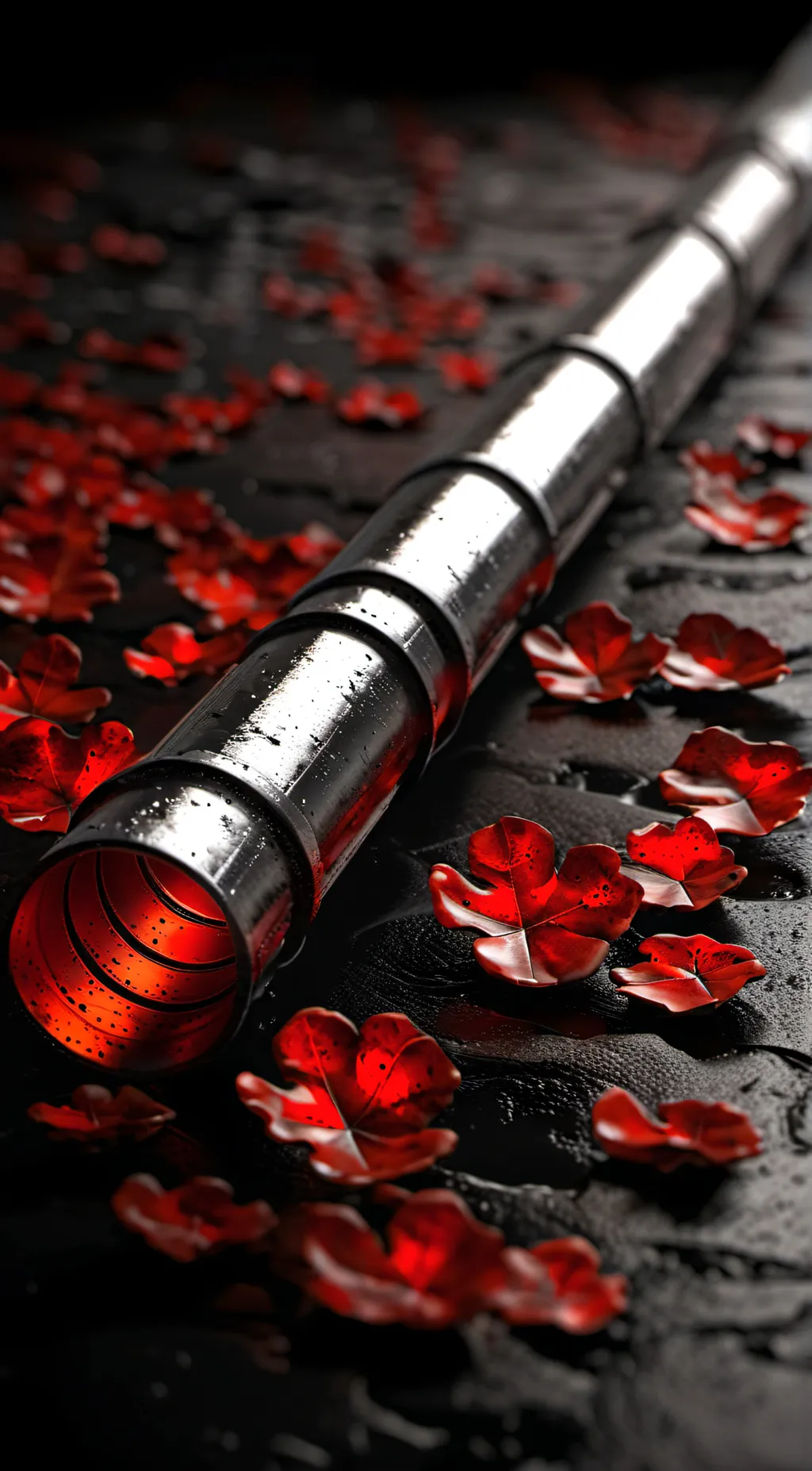 ai character: Metal Pipe background