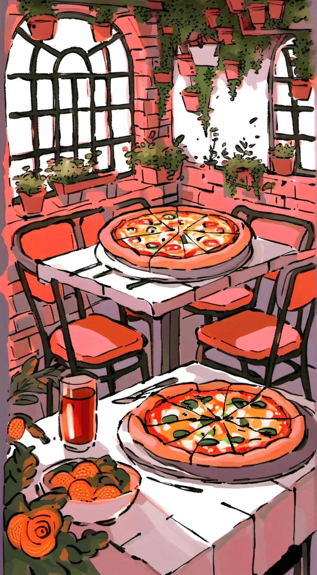 ai character: Pizzy background