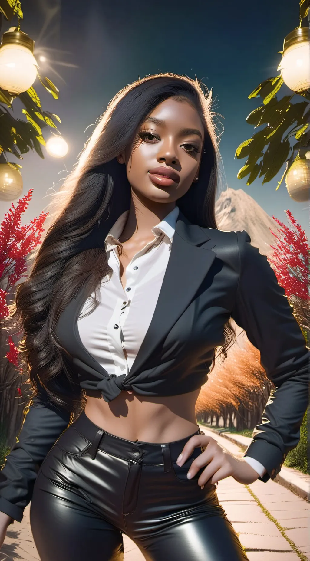 ai character: Natasha  background