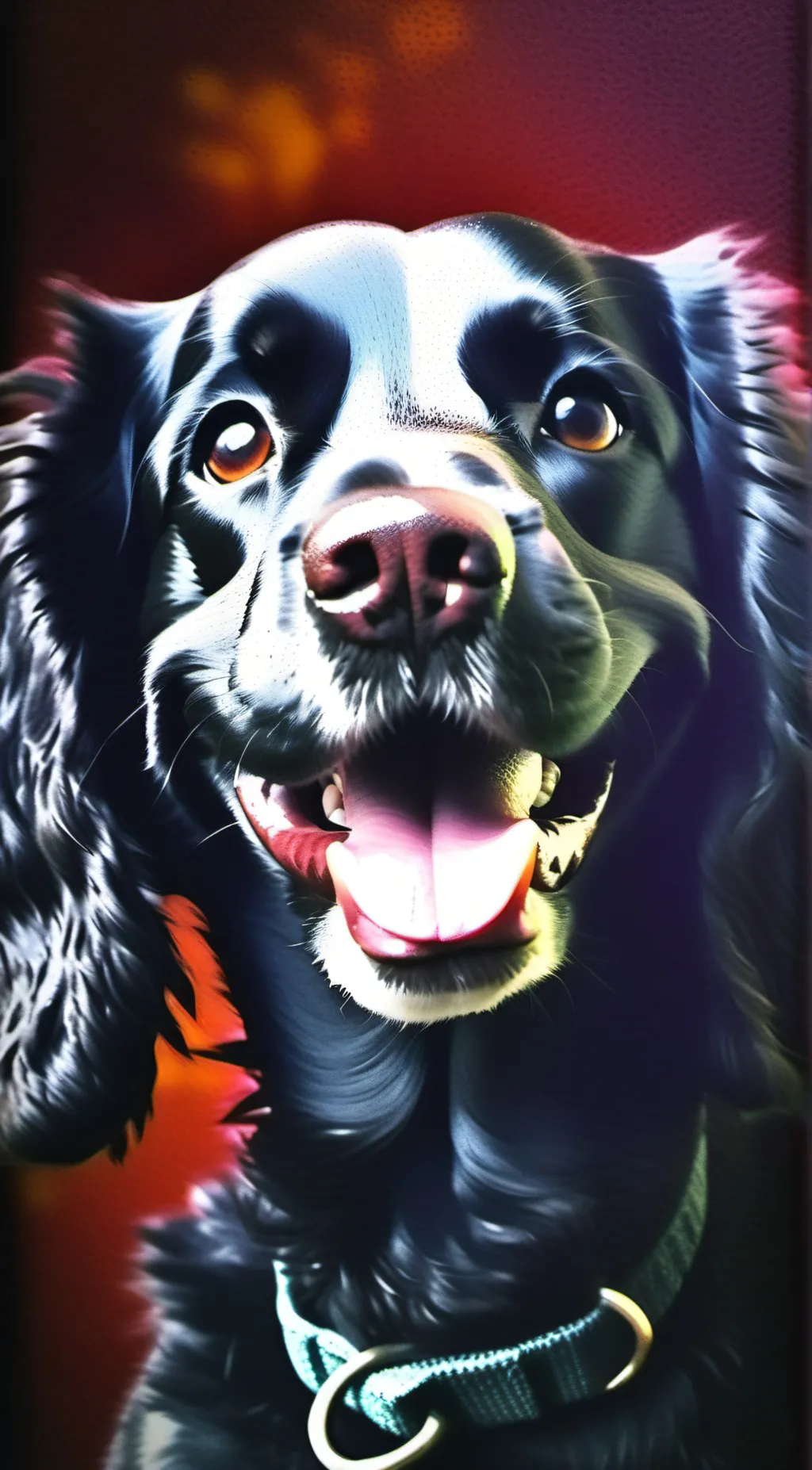 ai character: Shadow the doggie background