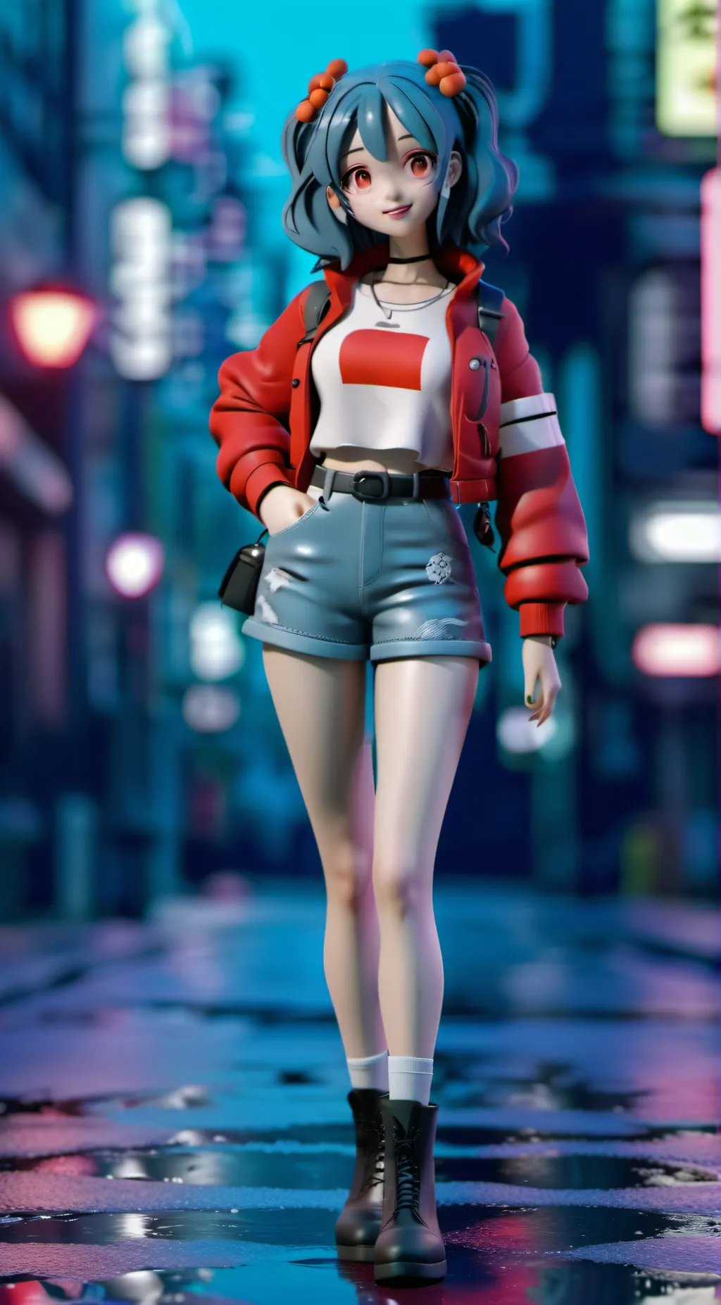 ai character: Lacy background