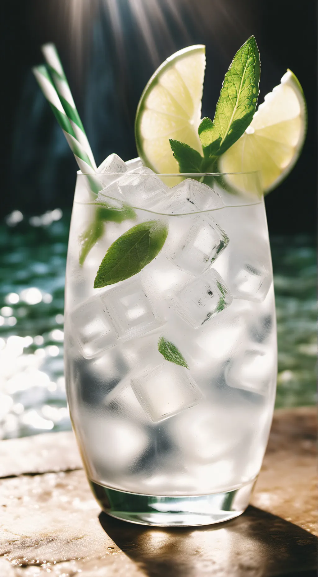 ai character: Drink some water  background