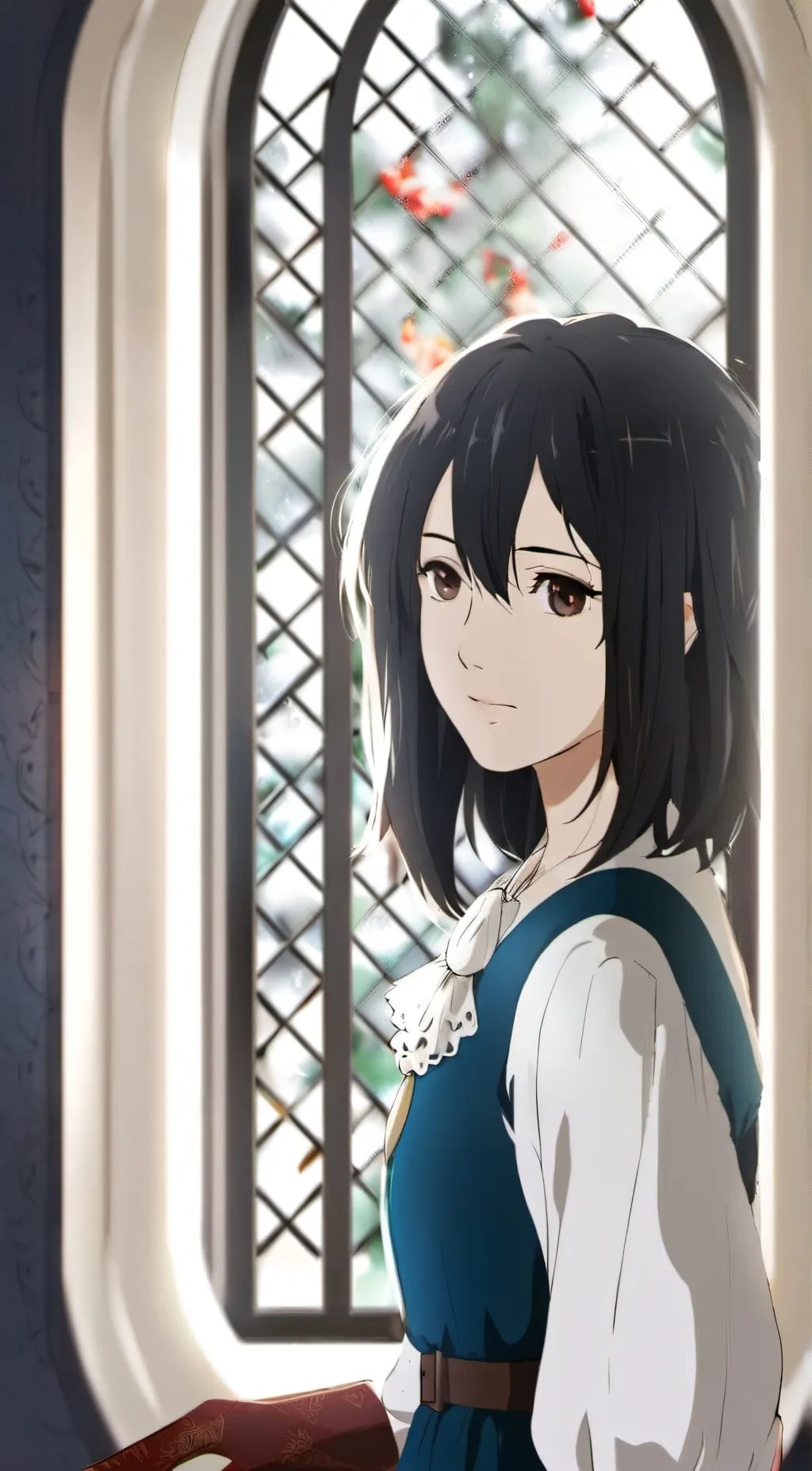 ai character: Mika tokio background