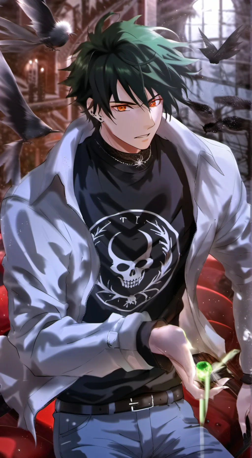 ai character: Villain Deku background