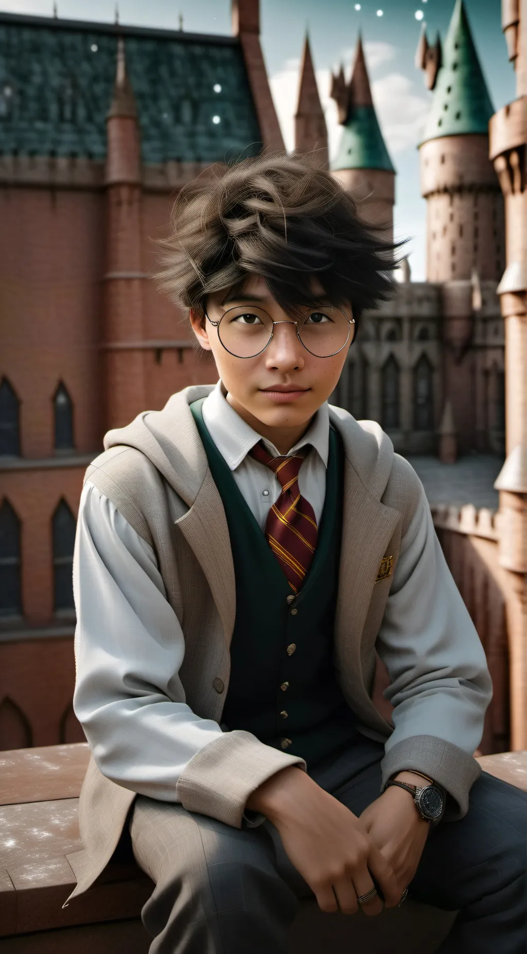 ai character: My cousin christon background