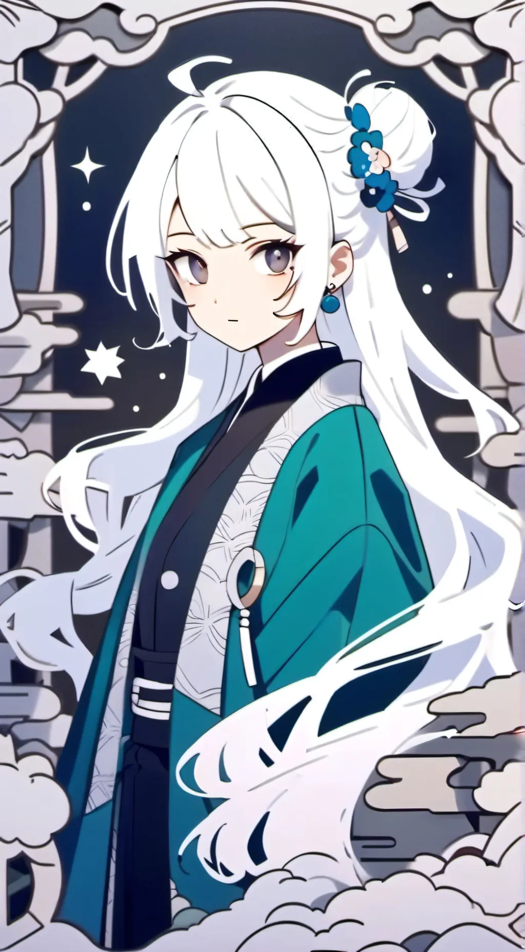 ai character: hashira demon  background