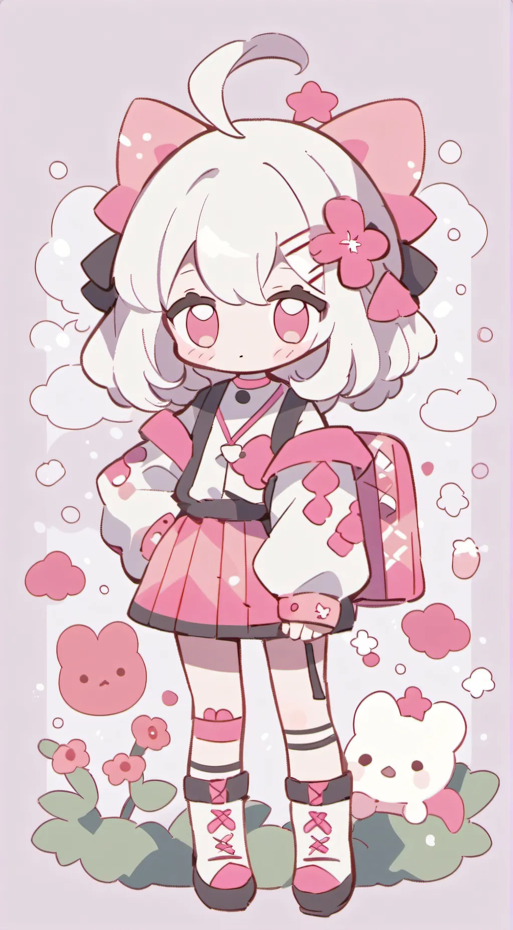 ai character: Sad fans background