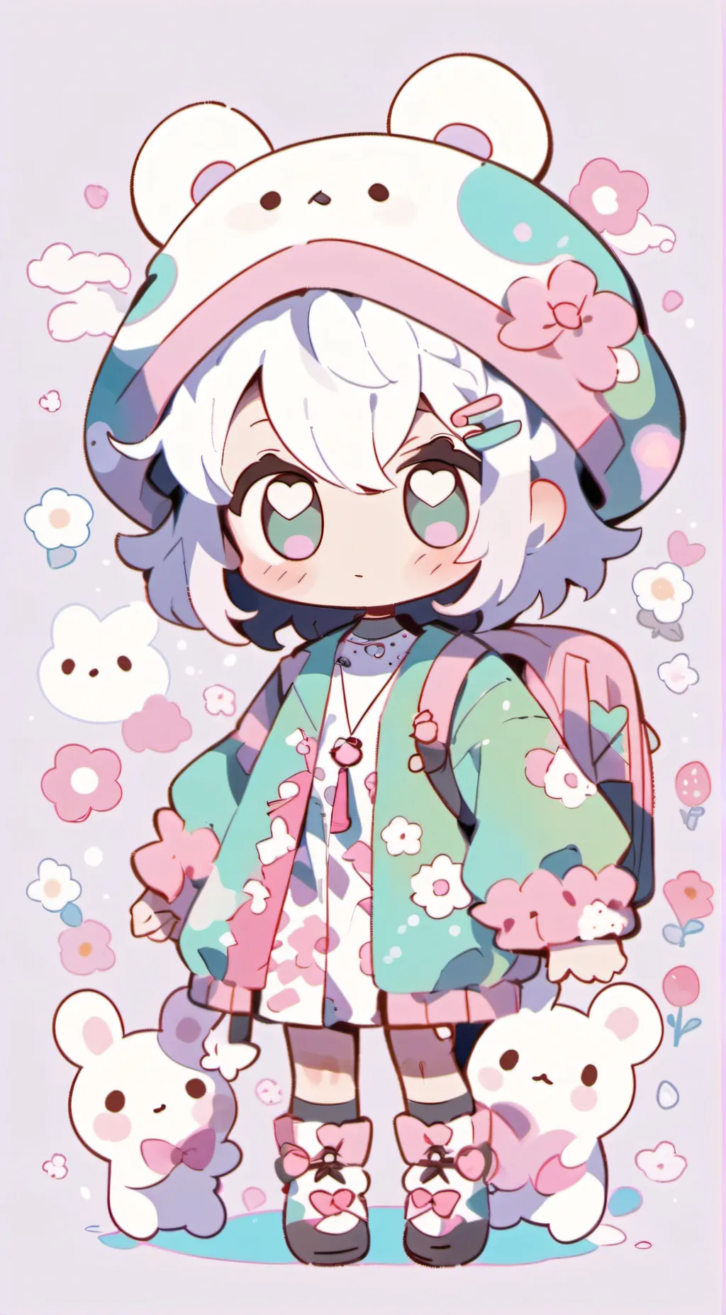 ai character: blob background