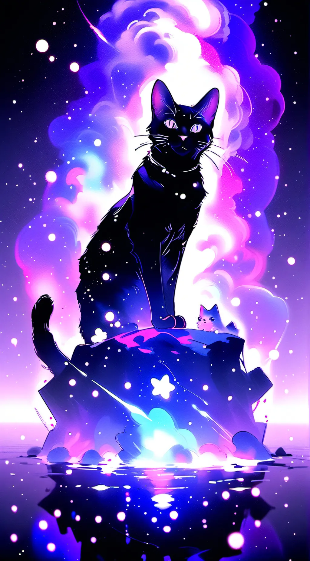 ai character: cat shigaraki  background