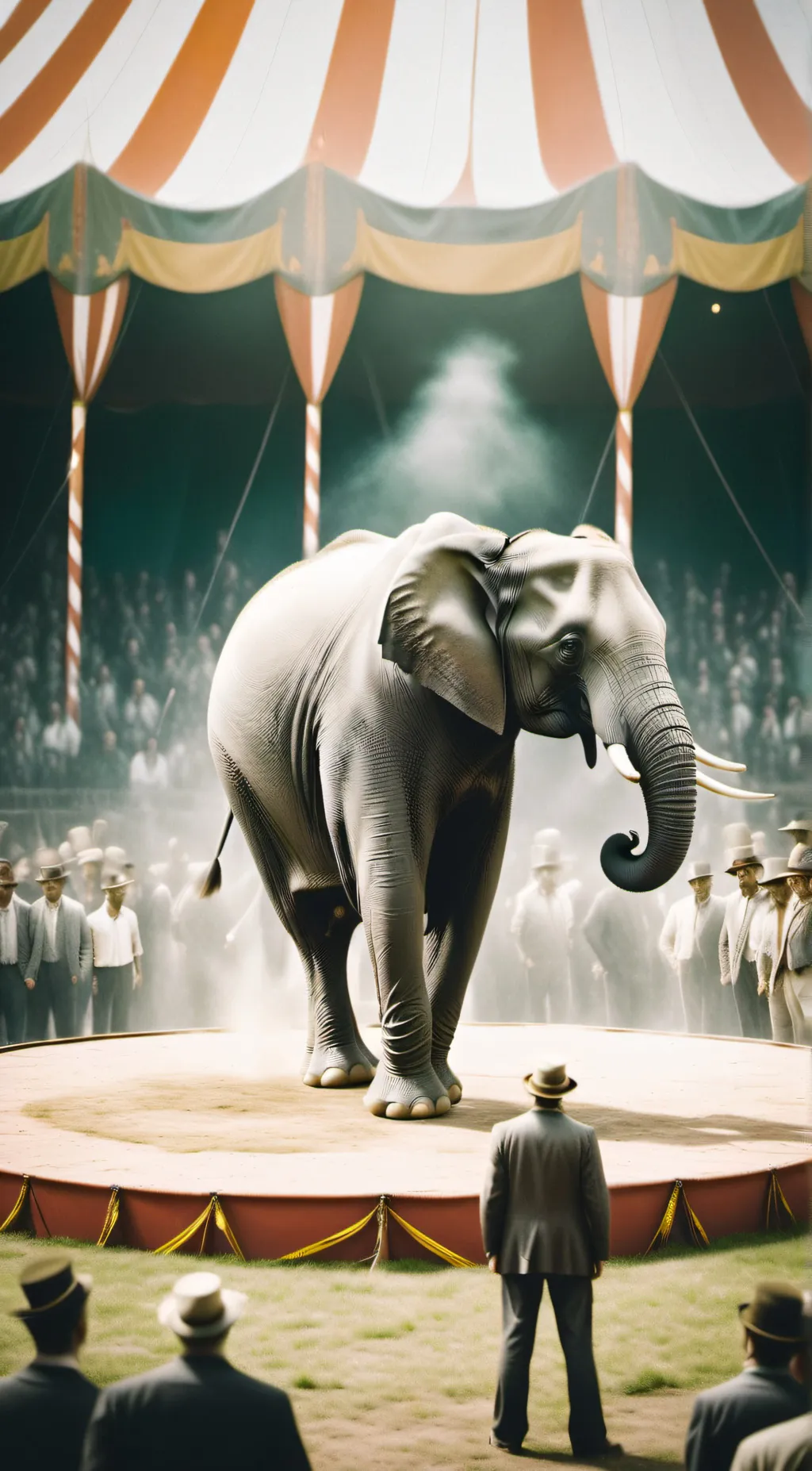 ai character: The digital circus background