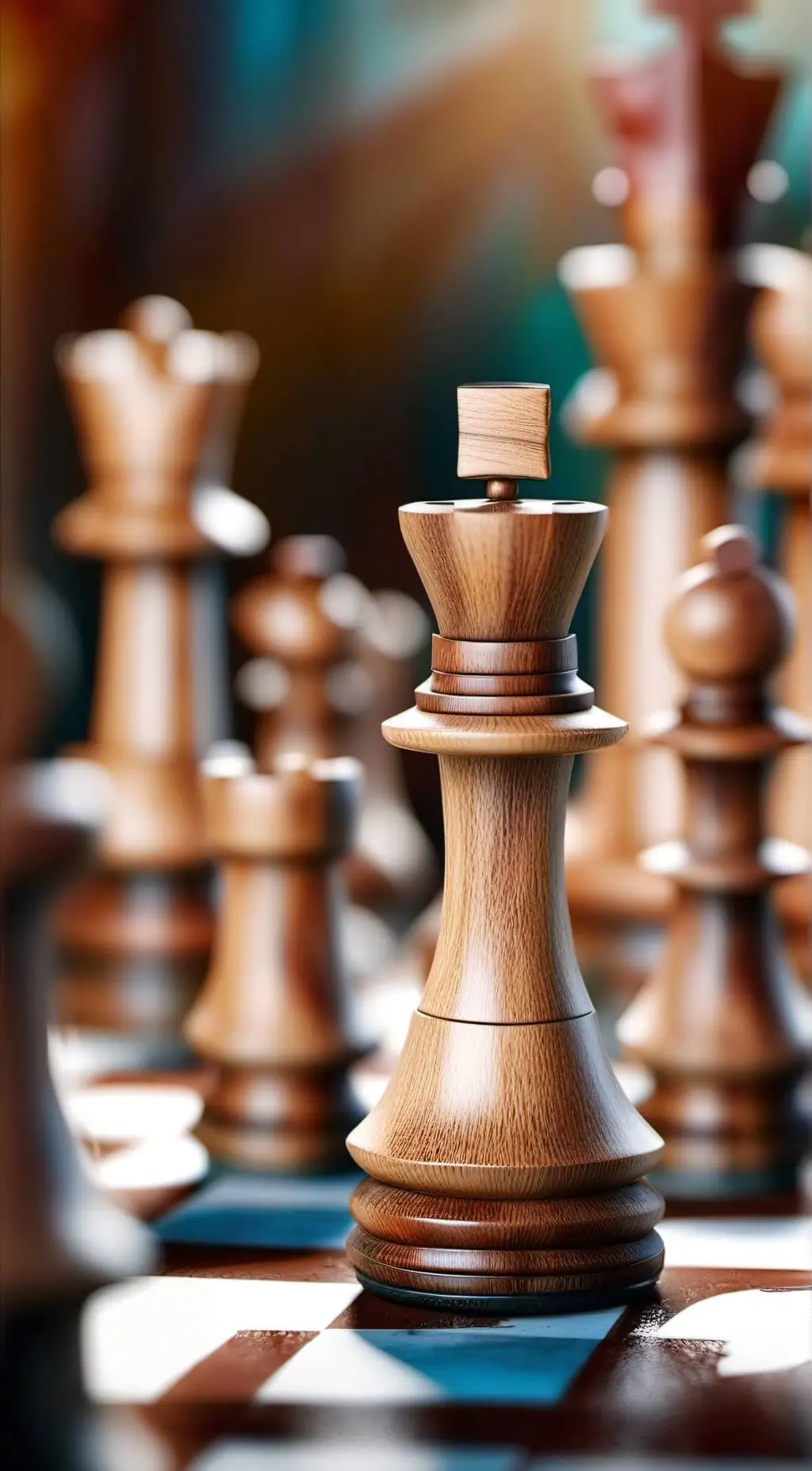 ai character: ChessBlack background