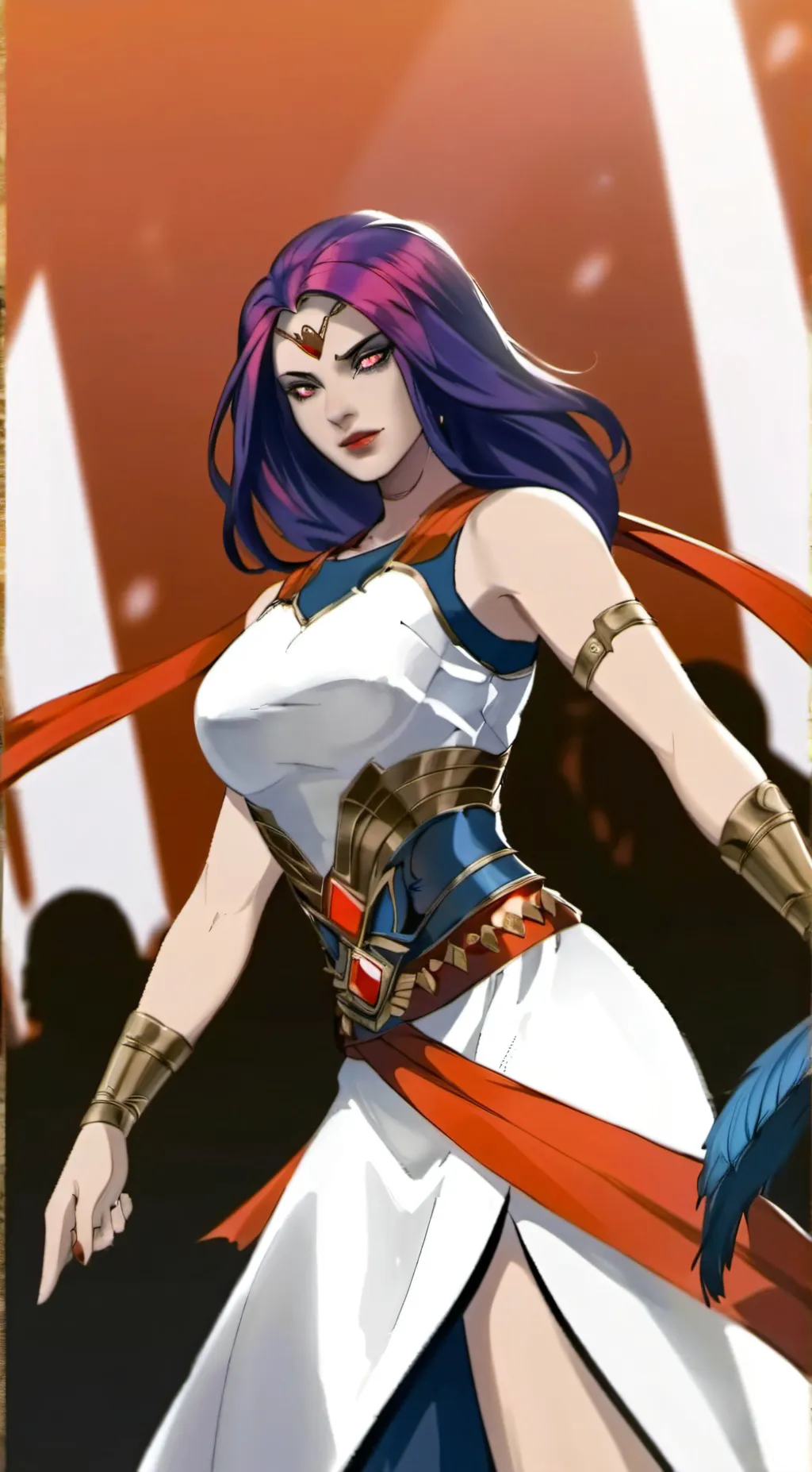 ai character: Raven darkholme  background