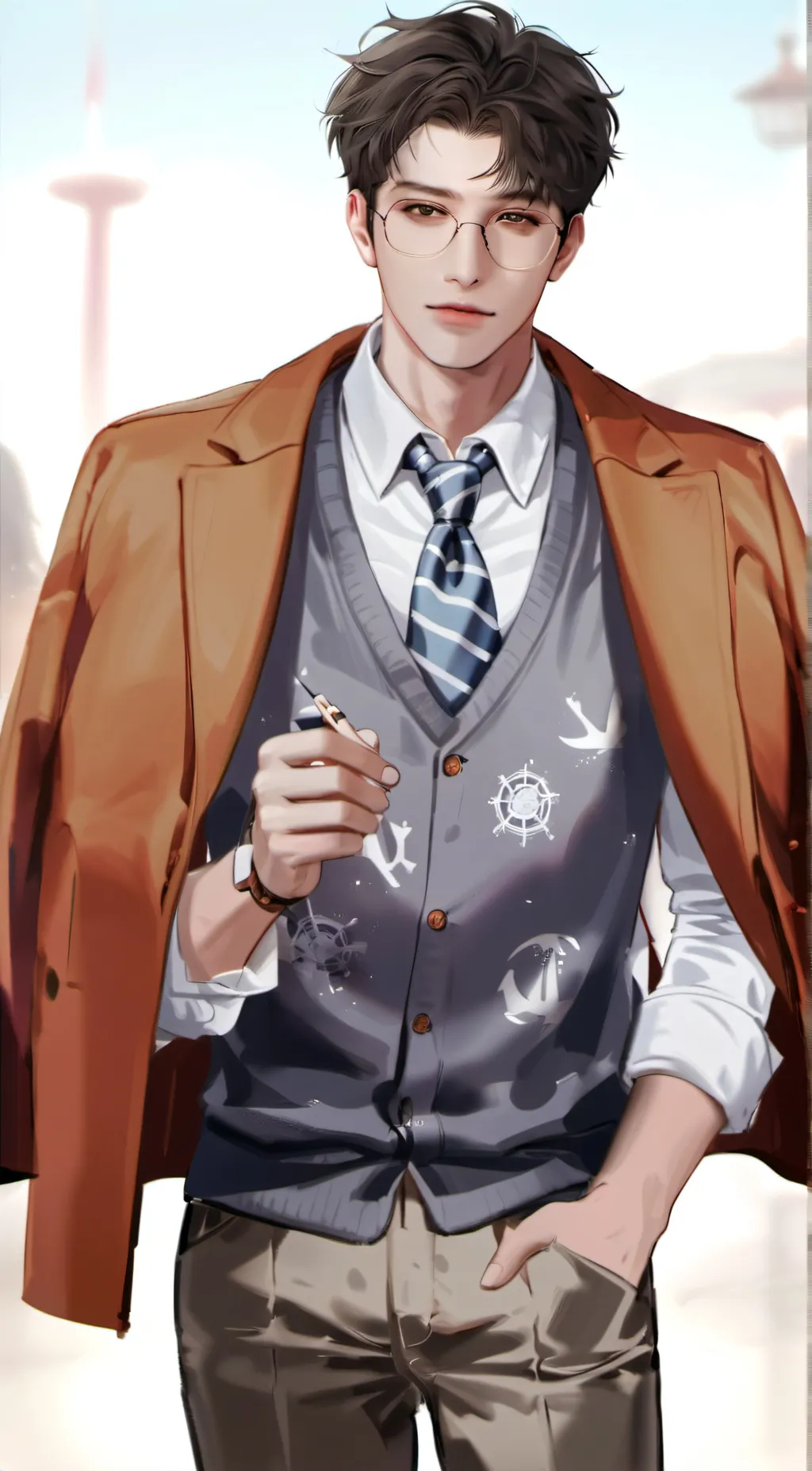 ai character: Marcus smith background