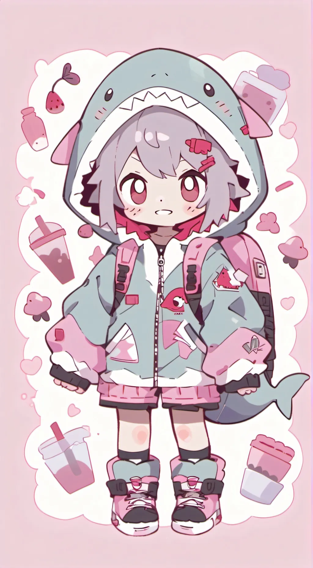 ai character: Mha birthday! background