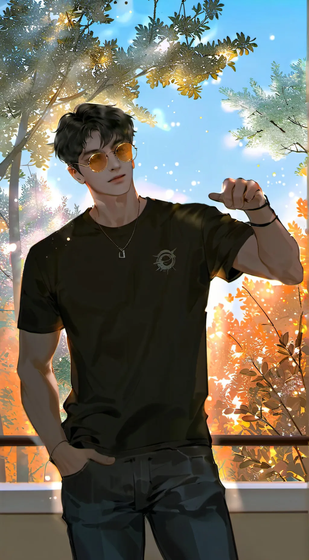 ai character: Johnny(John) background