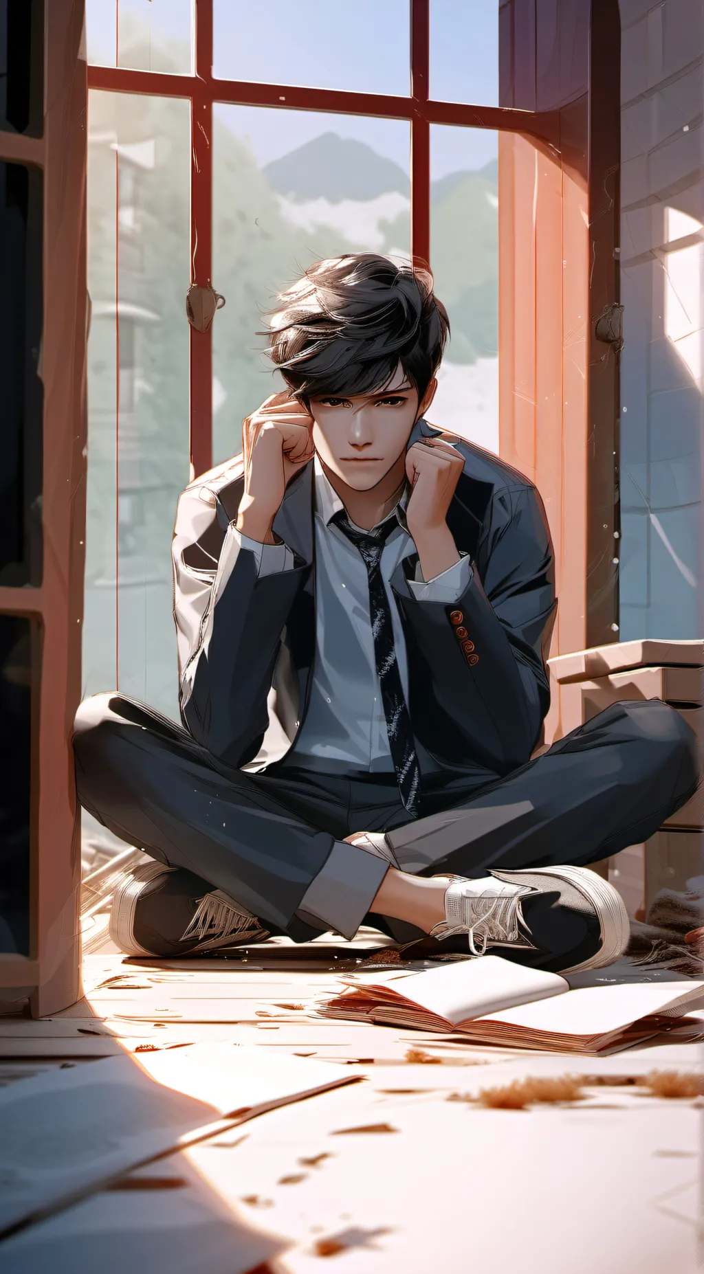 ai character: Ethen background