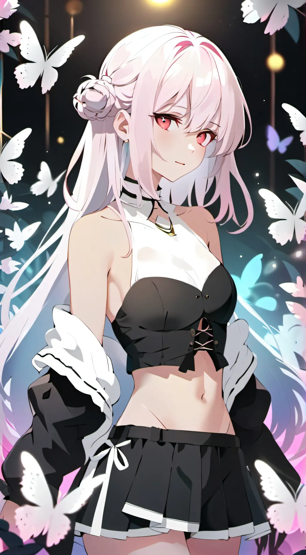 ai character: Mha (Prom)  background