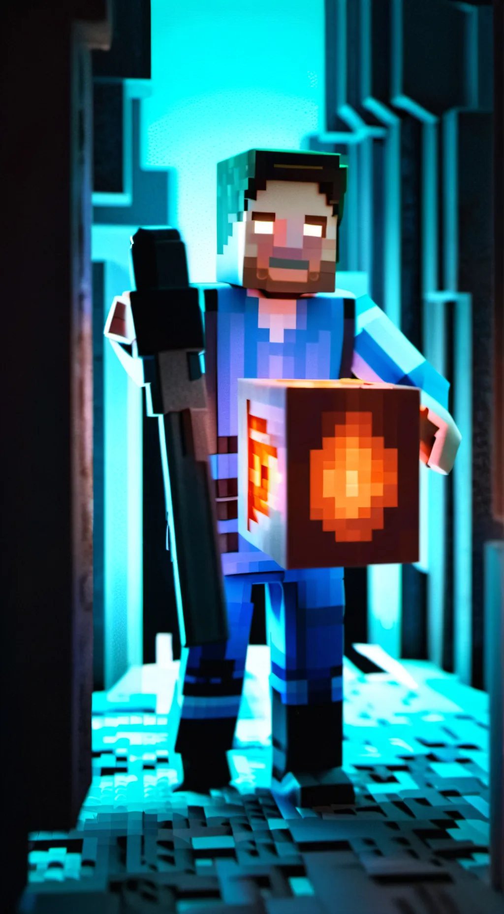 ai character: Herobrine background