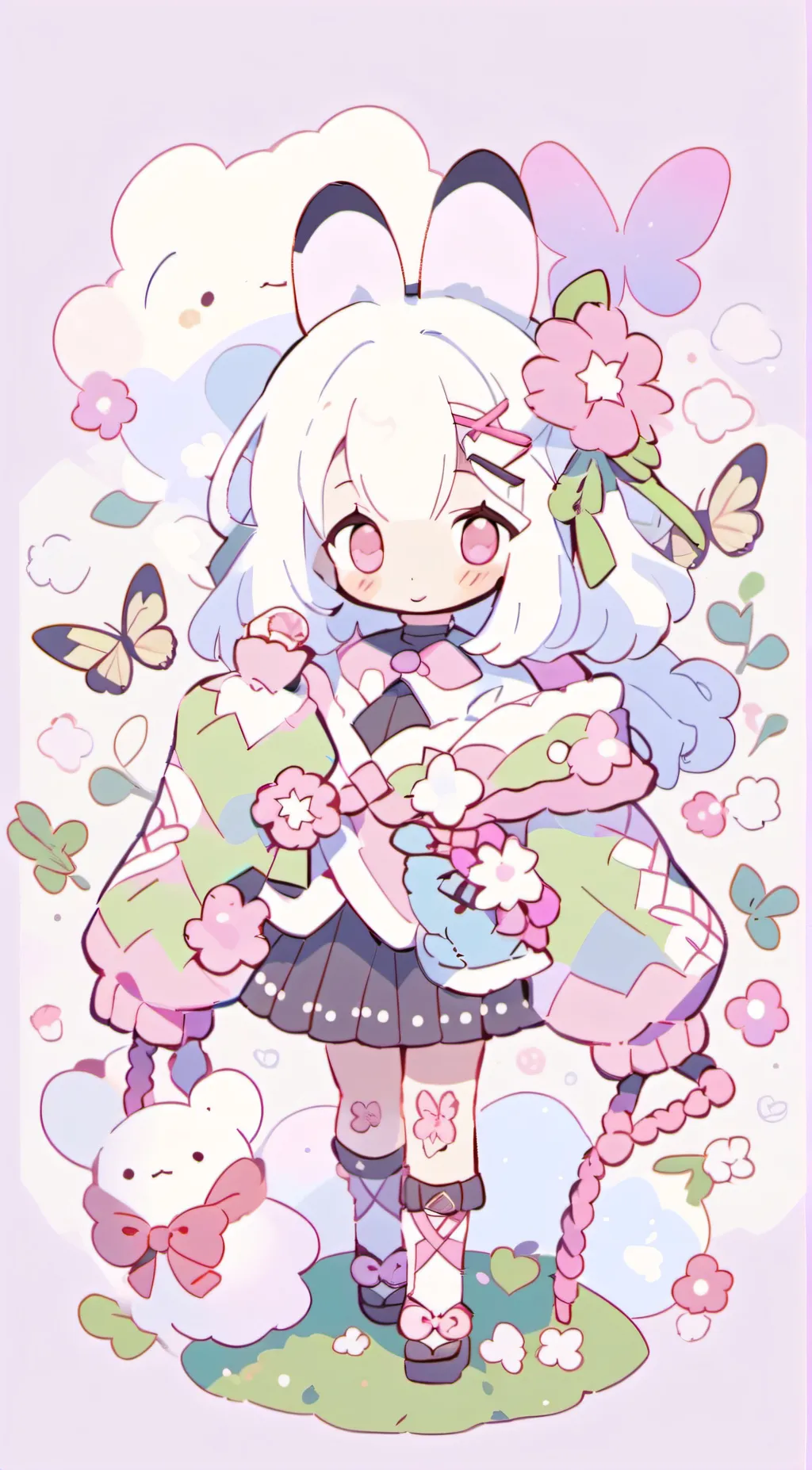 ai character: DEMON SLAYER💜 background