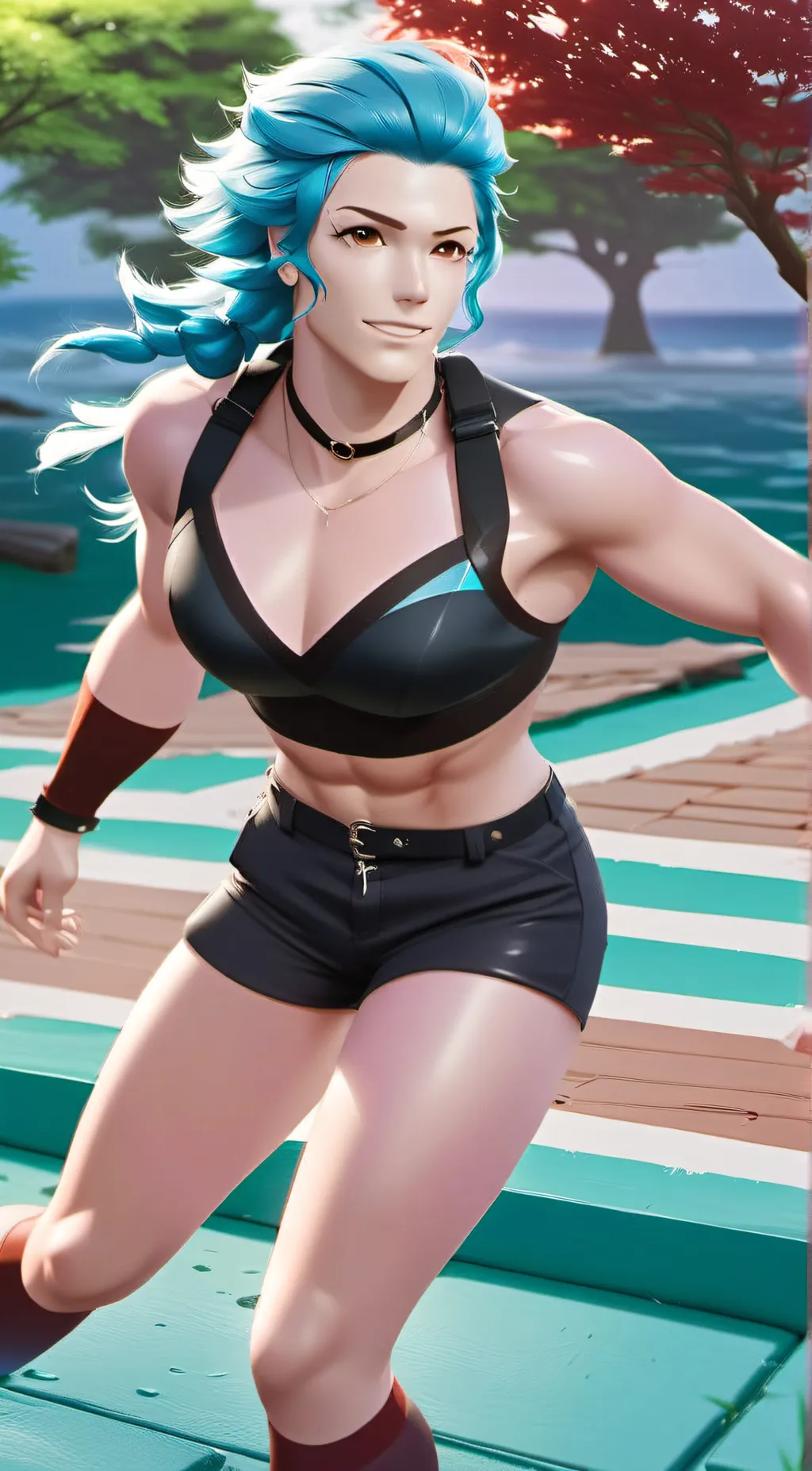 ai character: Derick  background