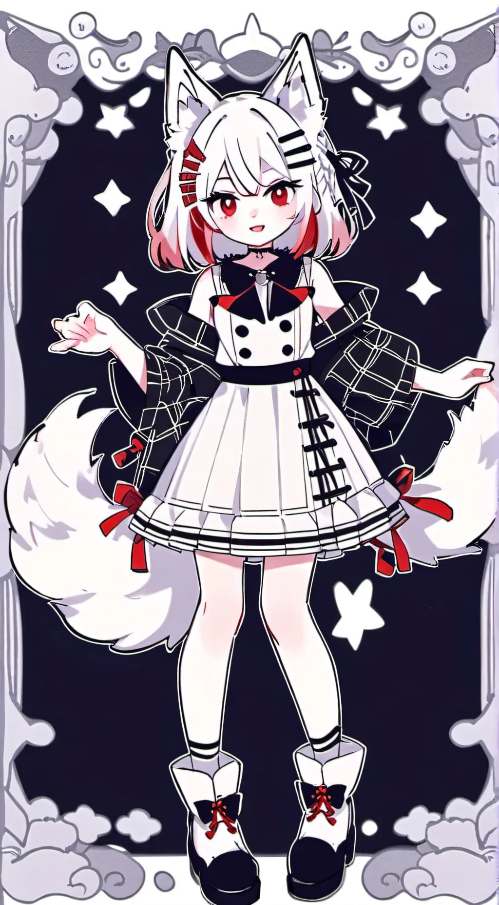 ai character: kat background