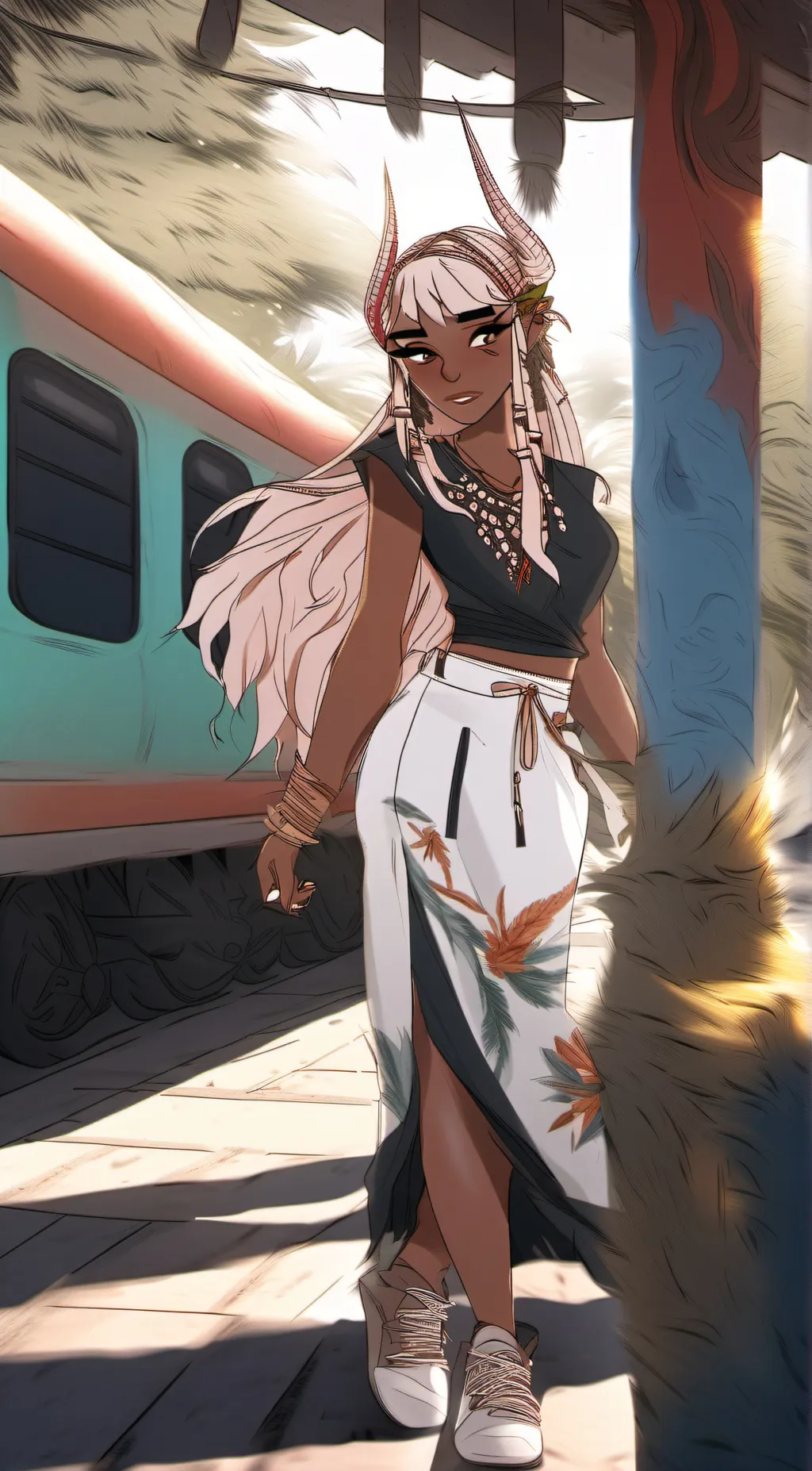 ai character: my name is Ruby background