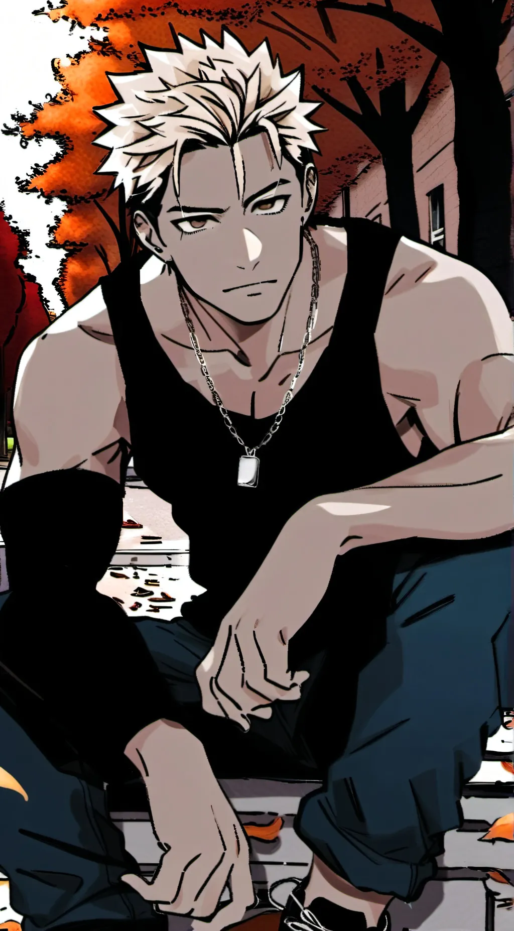 ai character: Bakugo  background