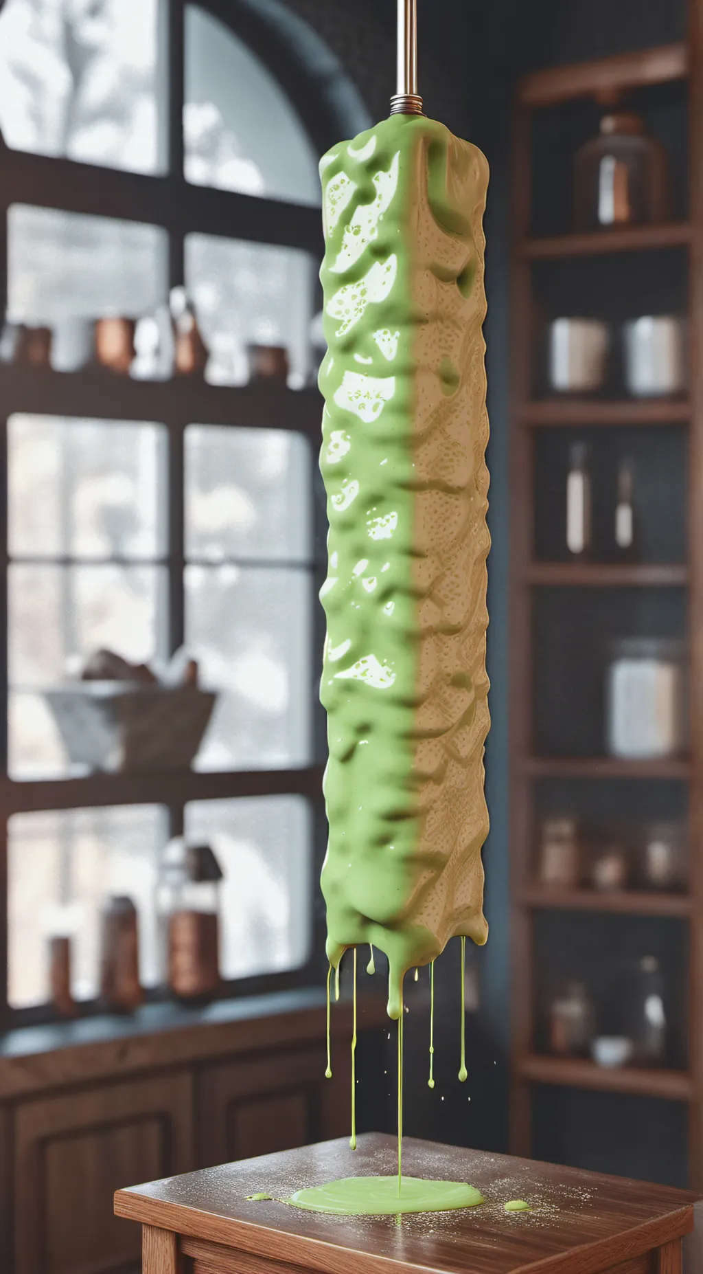 ai character: furry goo background