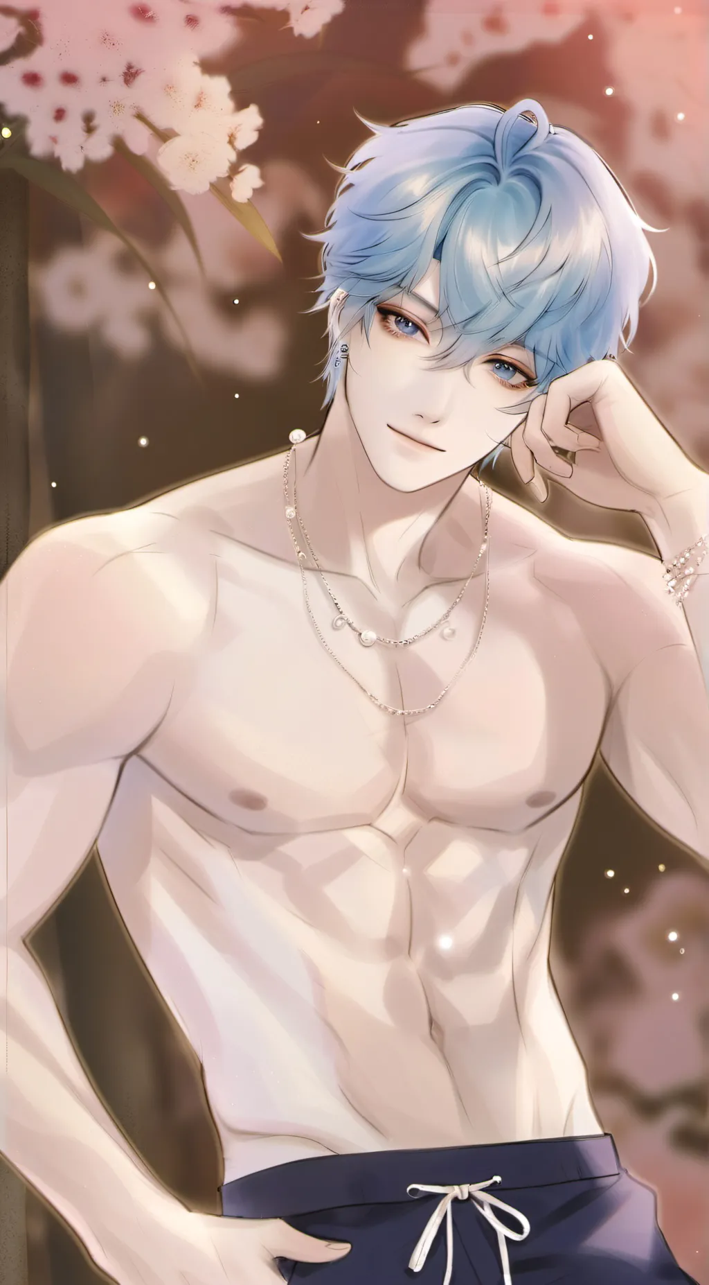 ai character: 💖leon🍡 background