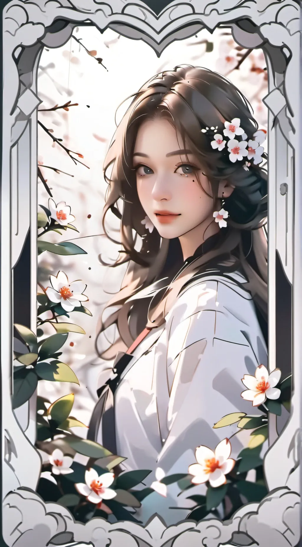 ai character: viccyy ✌  background