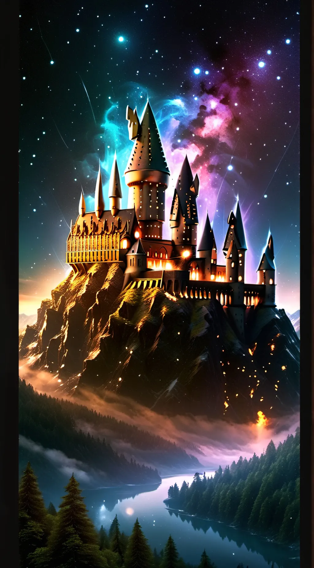 ai character: Hogwarts background